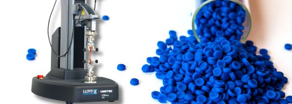 polumer testing with LSPlus material tester